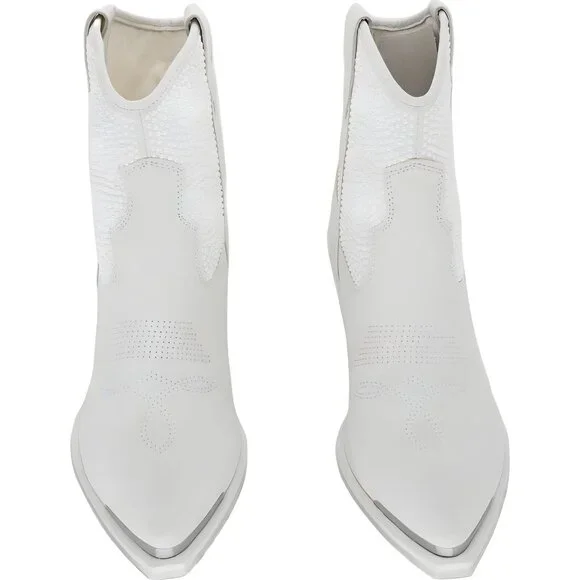 Dolce Vita Women's NASHE Mid Calf Boots, Off White Pearls, 8.5 - Picture 5 of 6